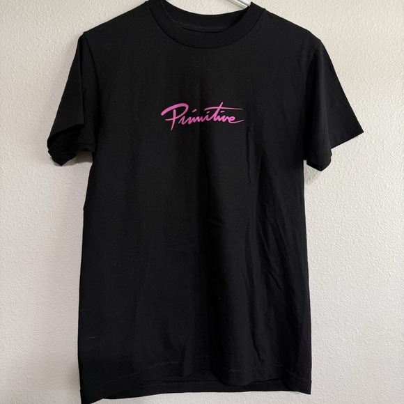 Primitive Rick & Morty T shirt Size Small Black Neon‎ Pink Graphic Tee - Picture 2 of 5